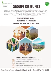 Affiche groupe de jeunes 2025-2026