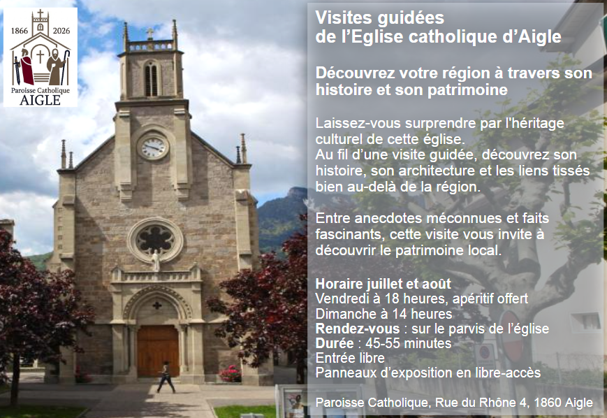 Visites guidées église catholique Aigle02