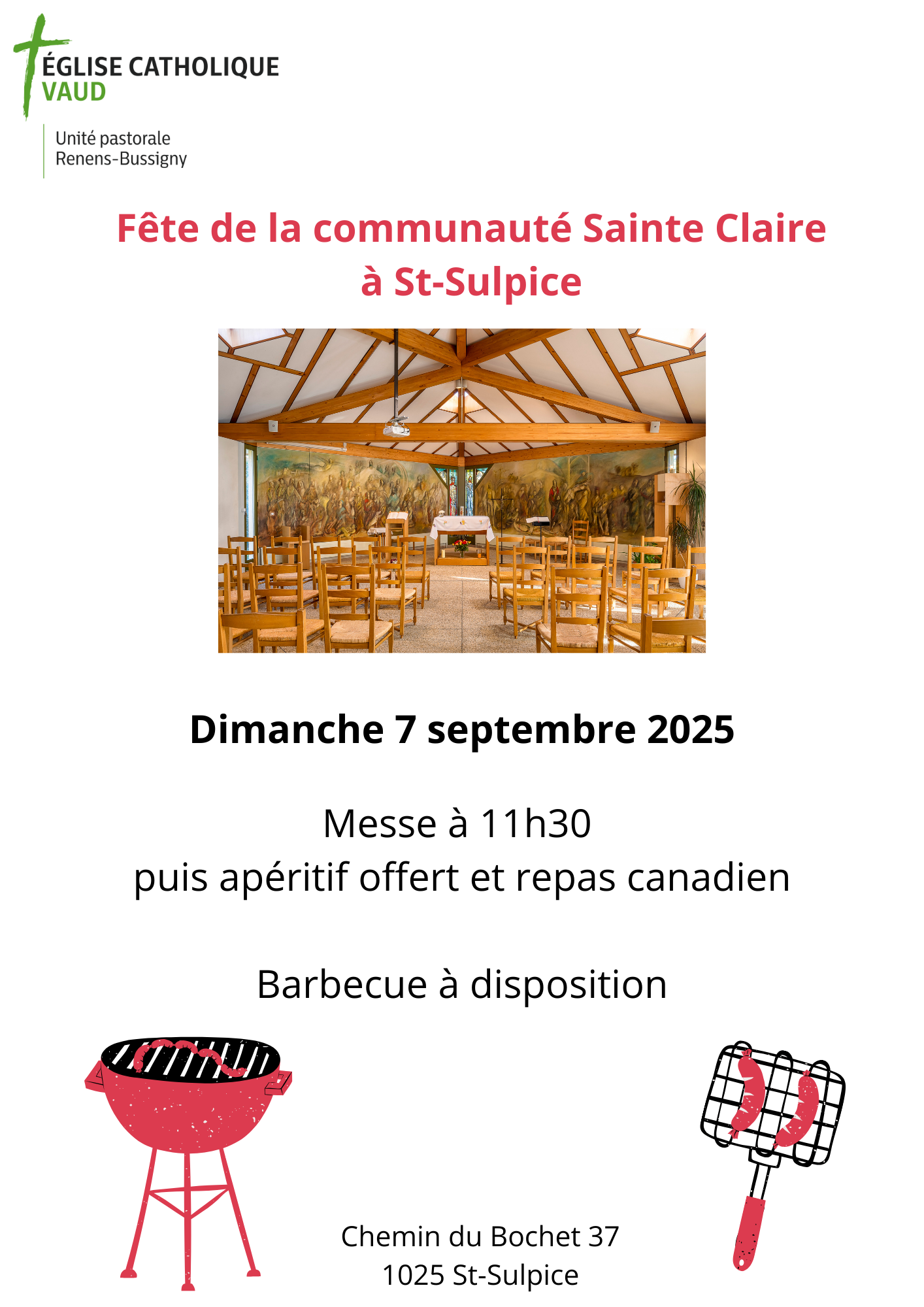Fête de la coimmunauté Ste Claire