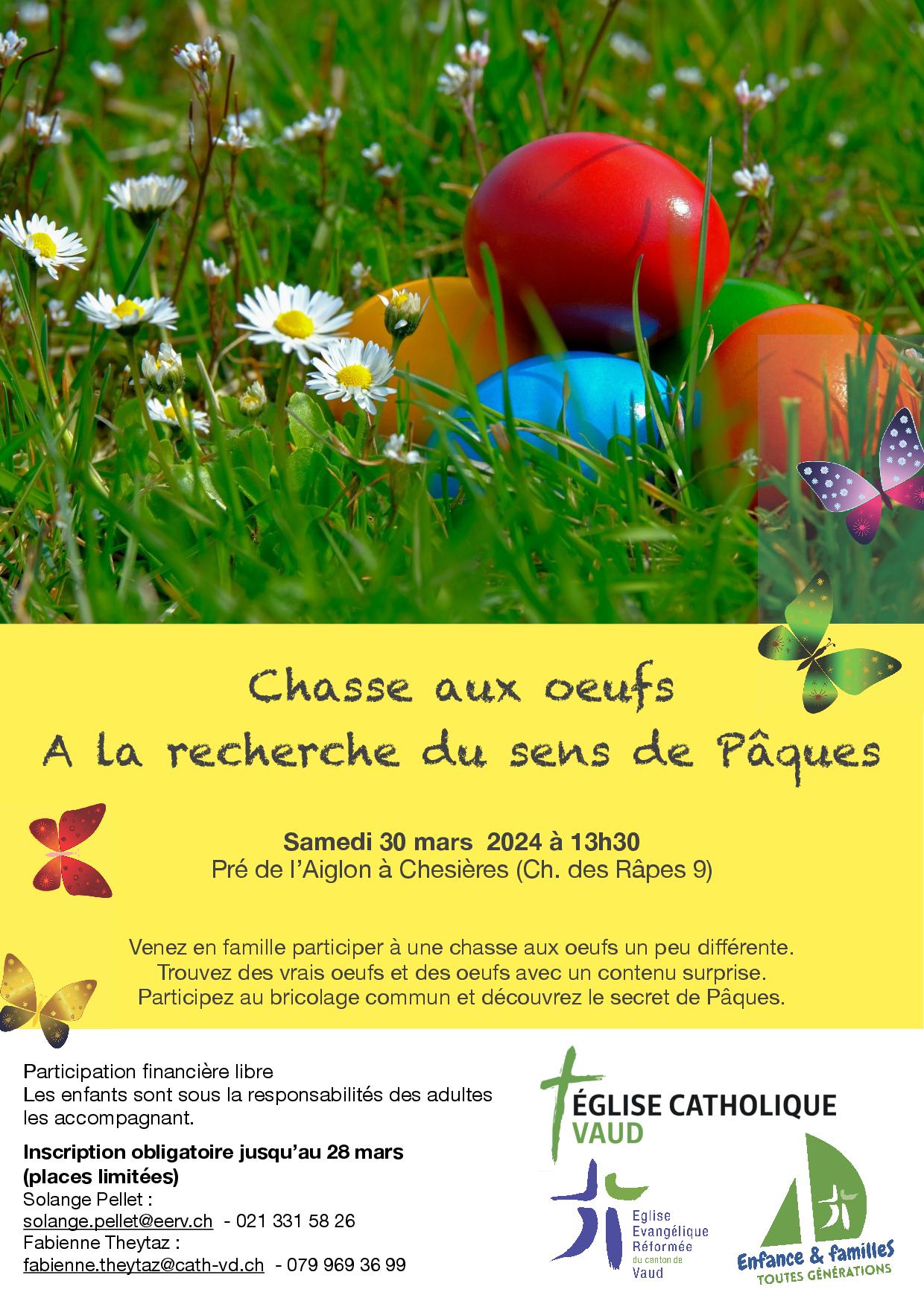 chasse aux oeufs 2024