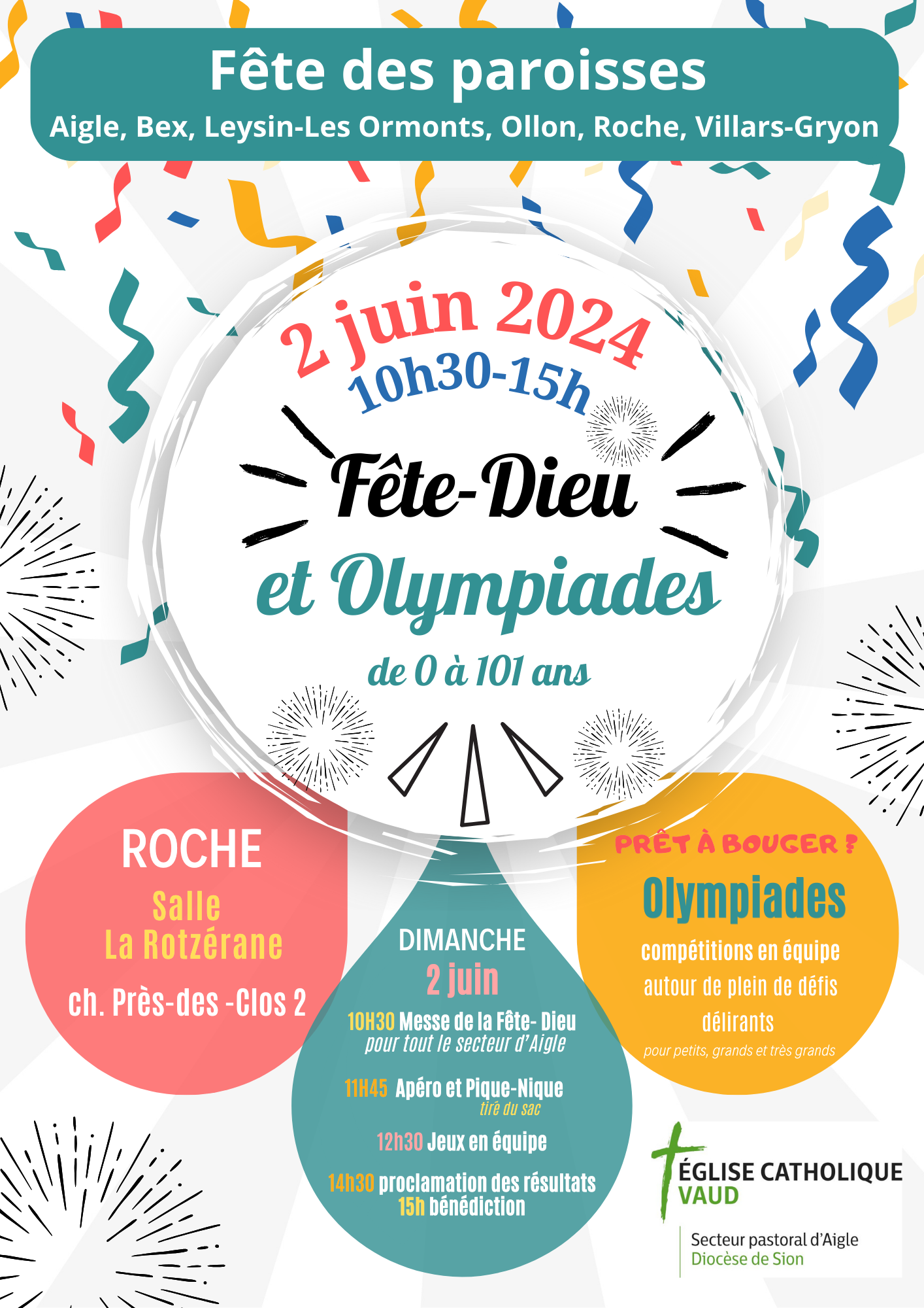 Fête-Dieu et Olympiades 2024