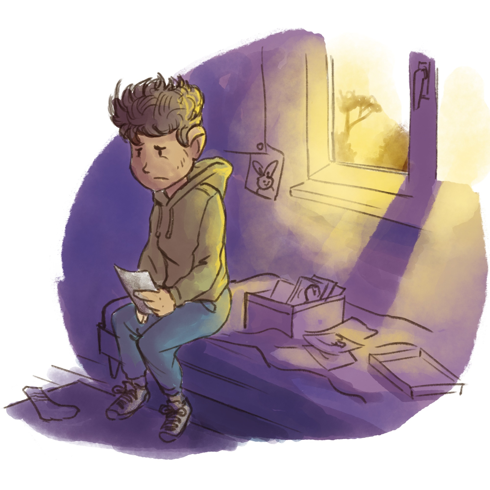 enfant en deuil