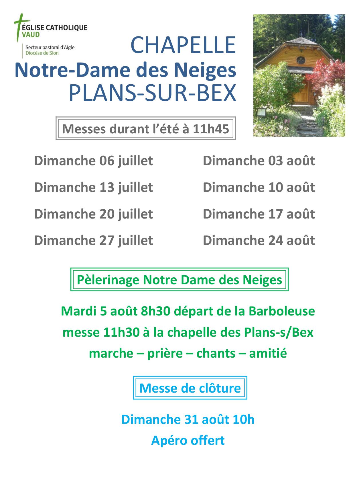 affiche messe plans 2025