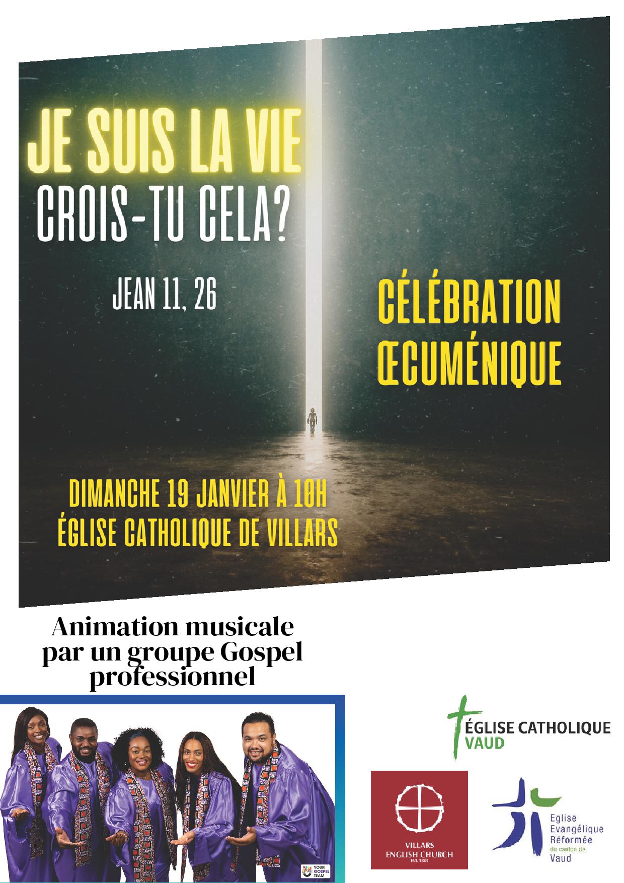 Célébration oecuménique Villars 19.01