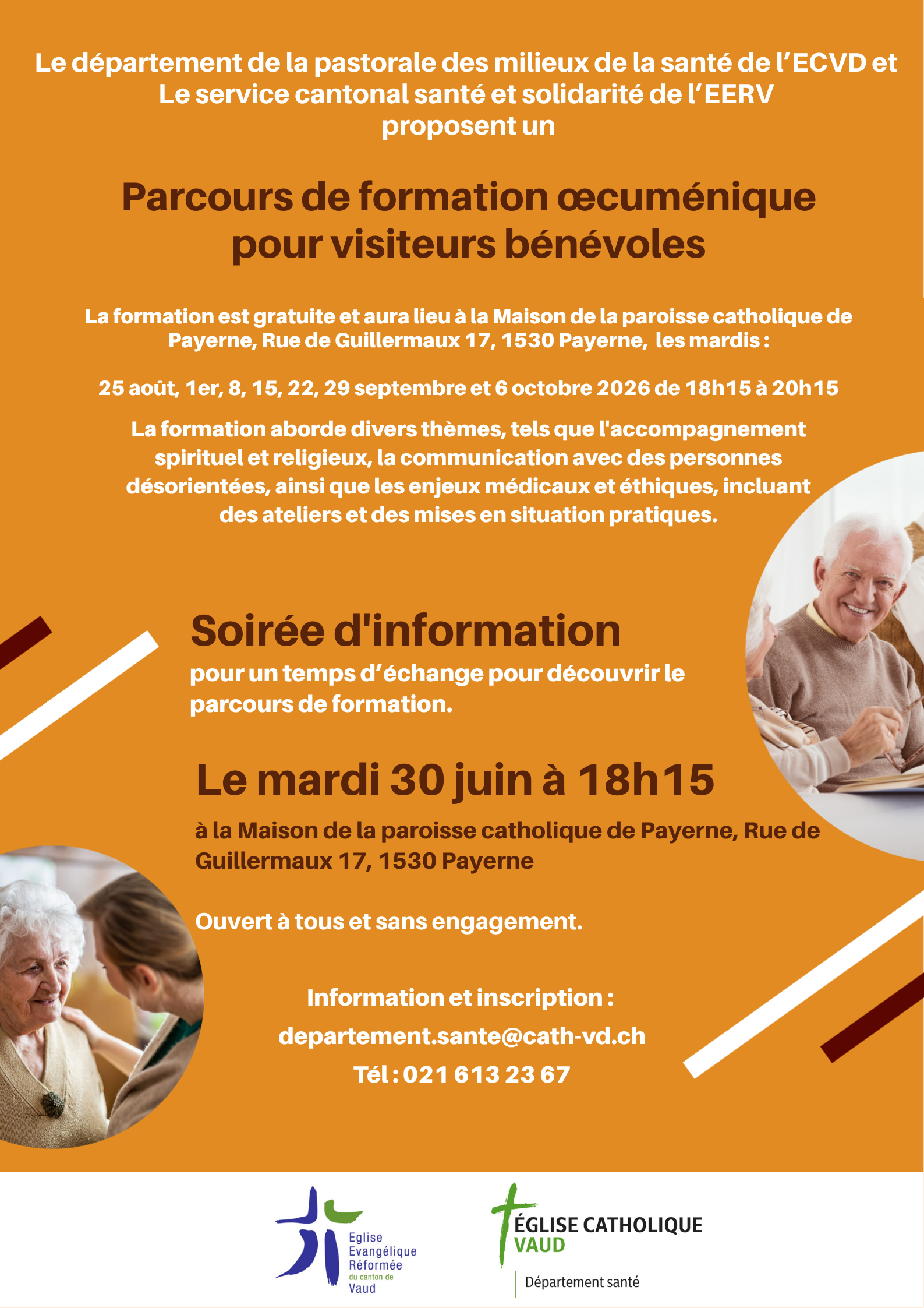 Soirée d'information parcours de formation visiteurs bénévoles 30.06.2026 - Payerne