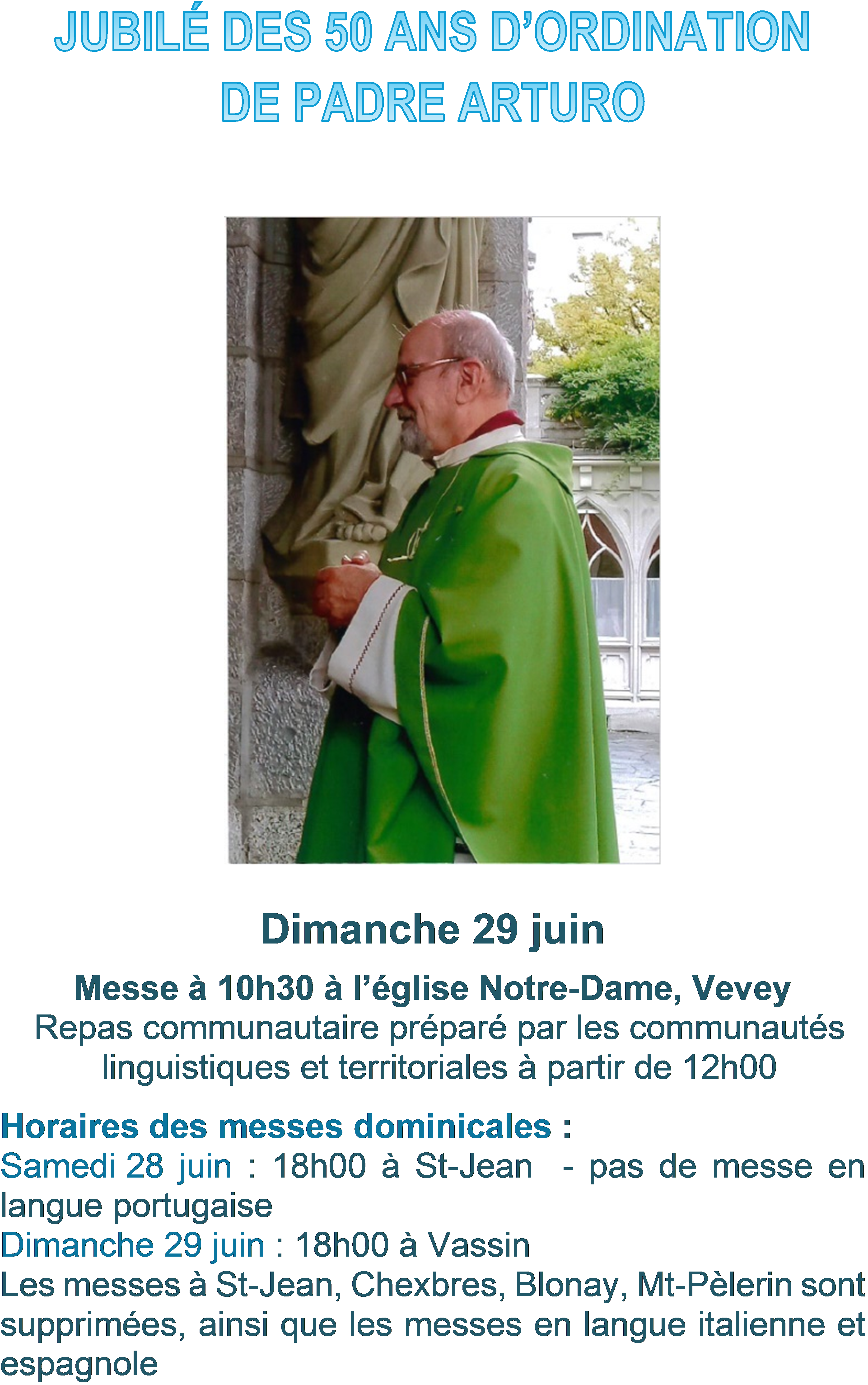 50e anniversaire de sacerdoce Padre