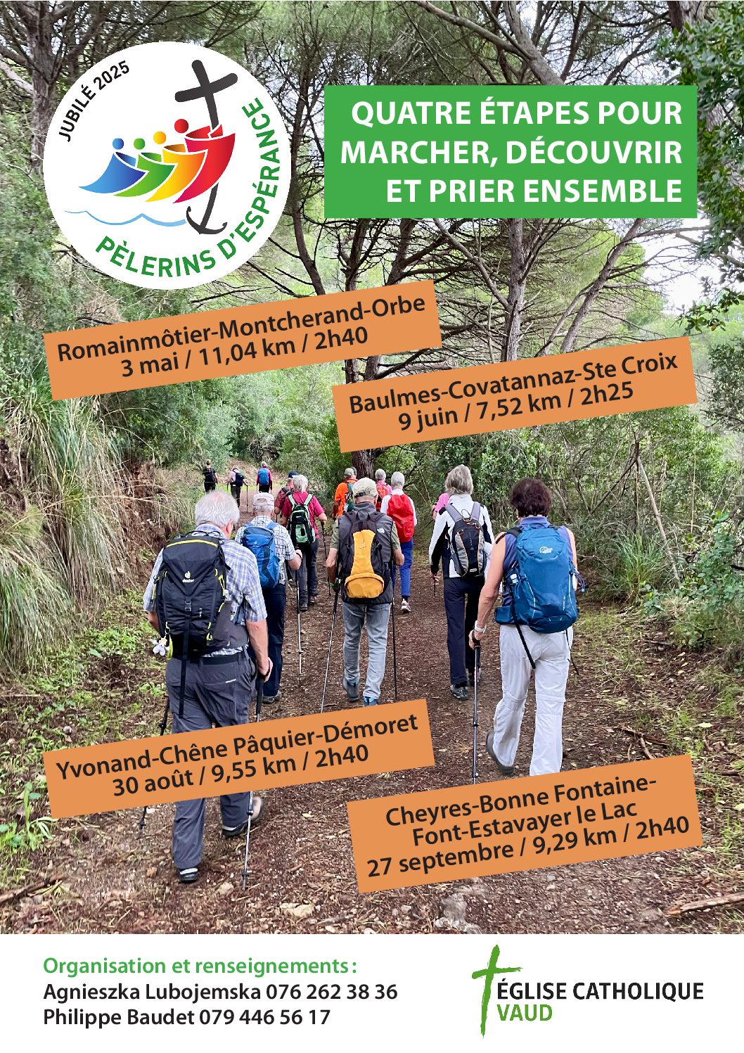 Affiche marches jubilé 2025
