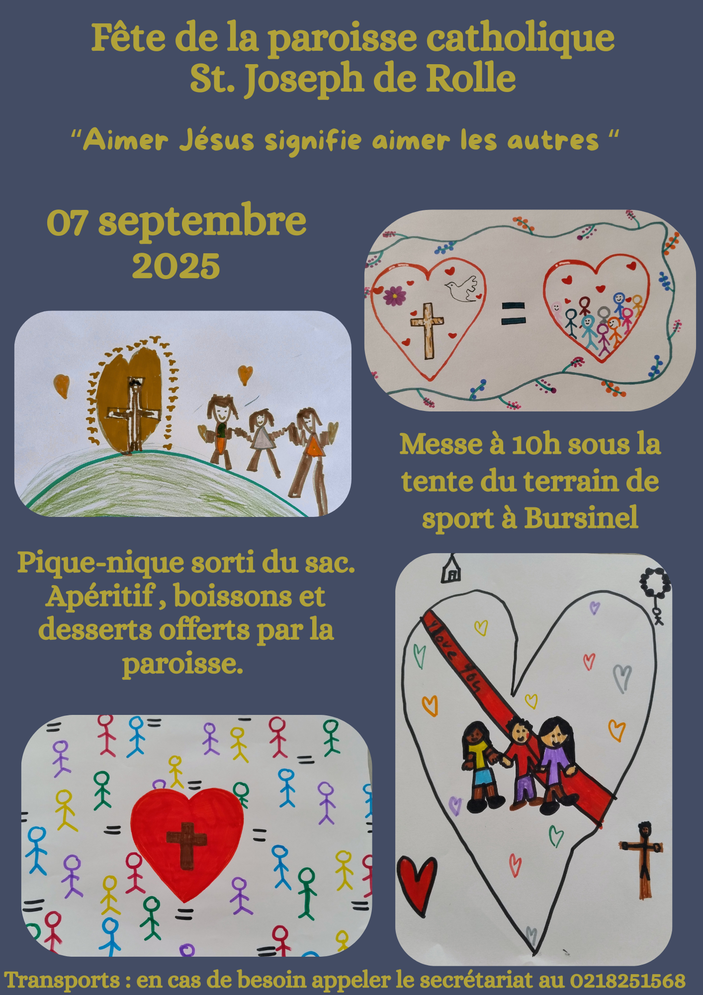 2025-06-20 Affiche fête de paroisse de Rolle 2025