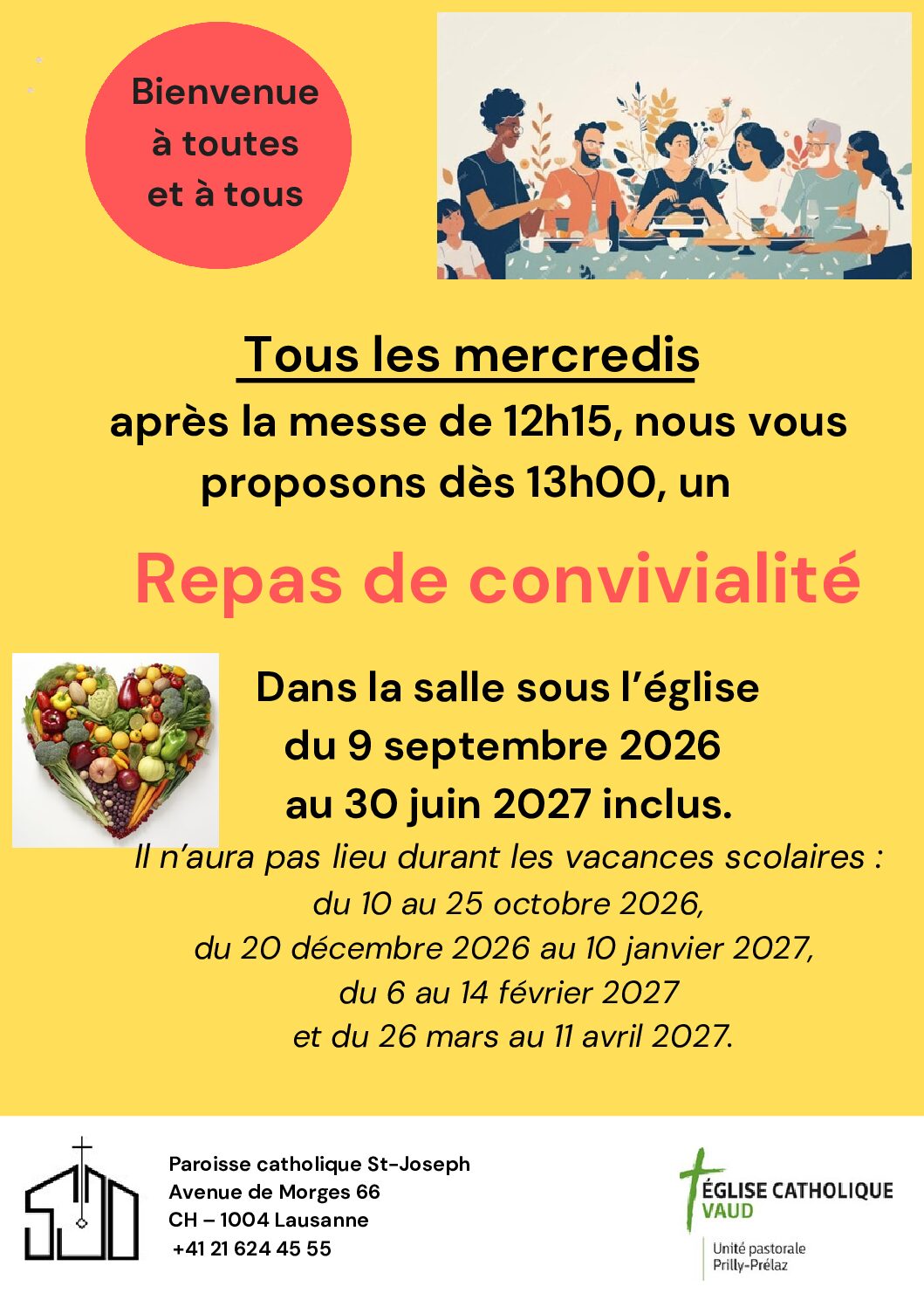 REPAS DE CONVIVIALITE 2026-2027