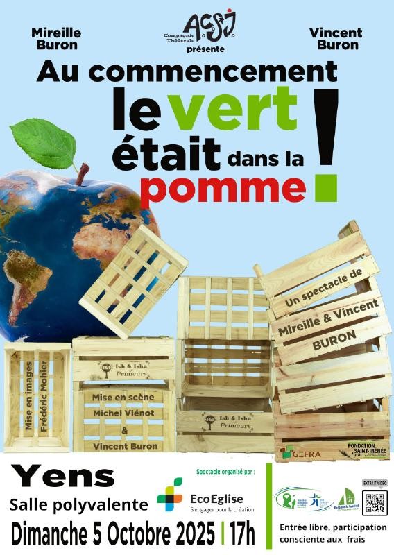 EcoEglise - Spectacle 5 octobre à Yens
