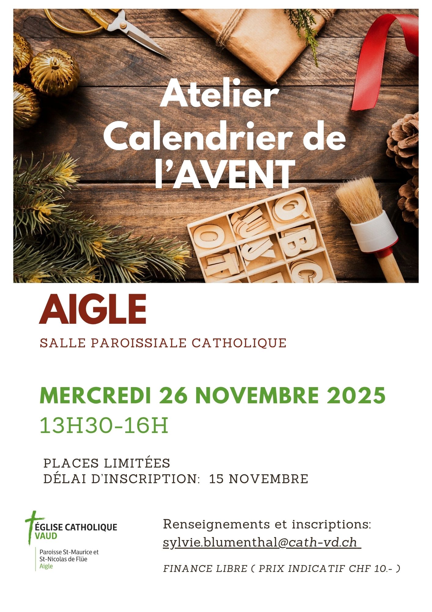Atelier Calendrier de l’AventAigle2025