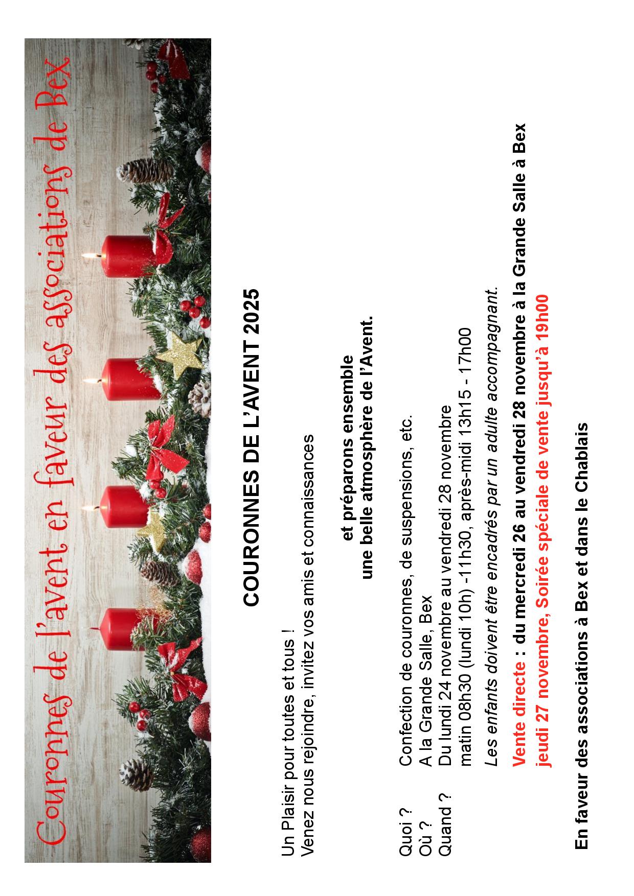 Couronnes Avent Bex_Affiche_A4_ 2025 (1)