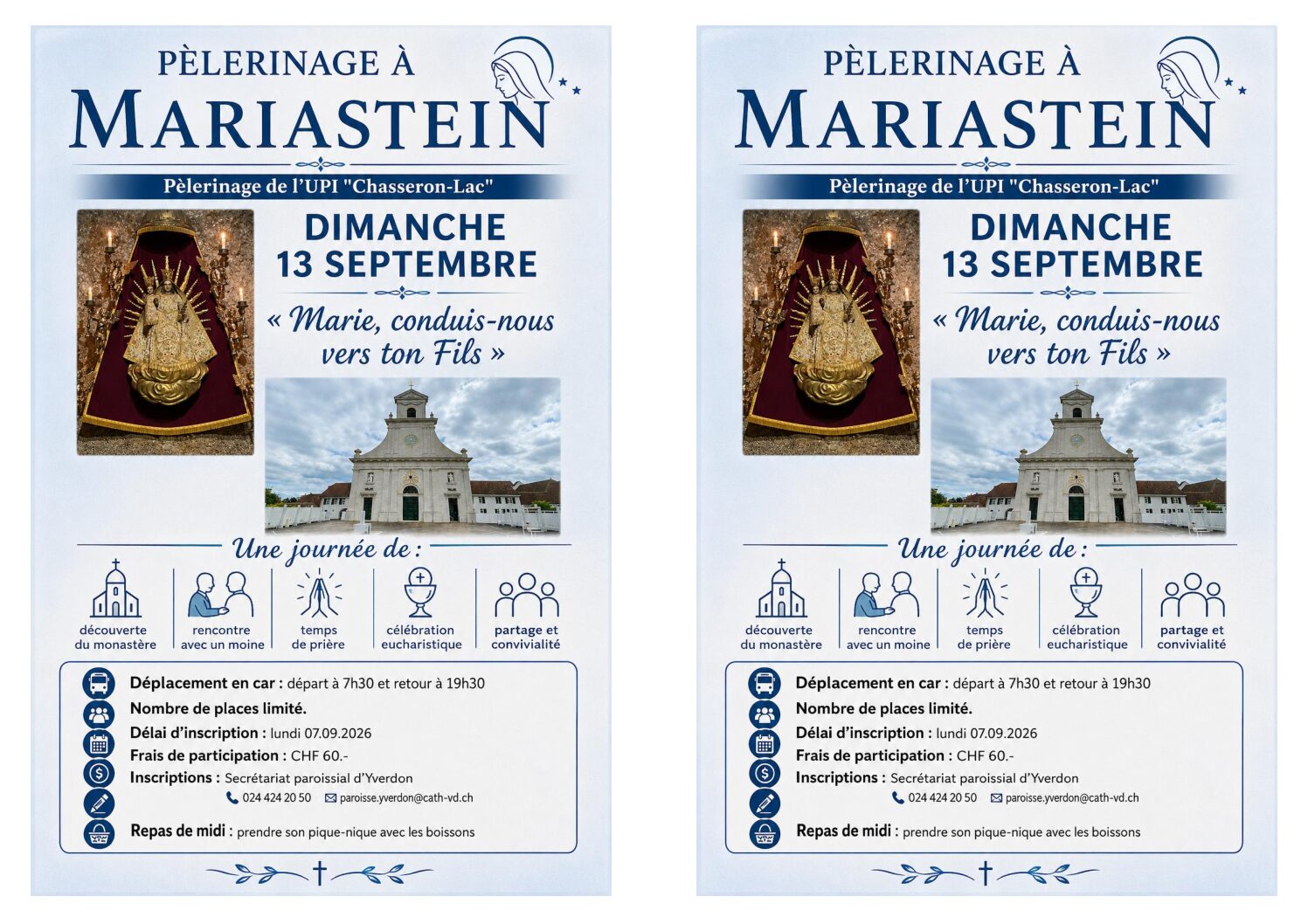 Mariastein, affiches A5