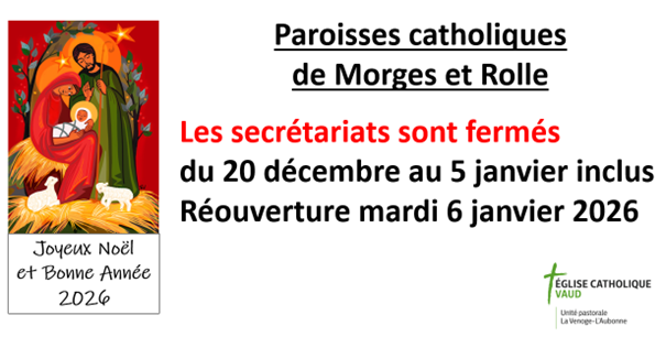 2025-12-10 Horaires fermetures secrétariats Noël 2025