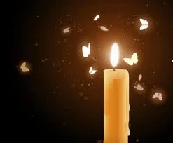 bougie deuil