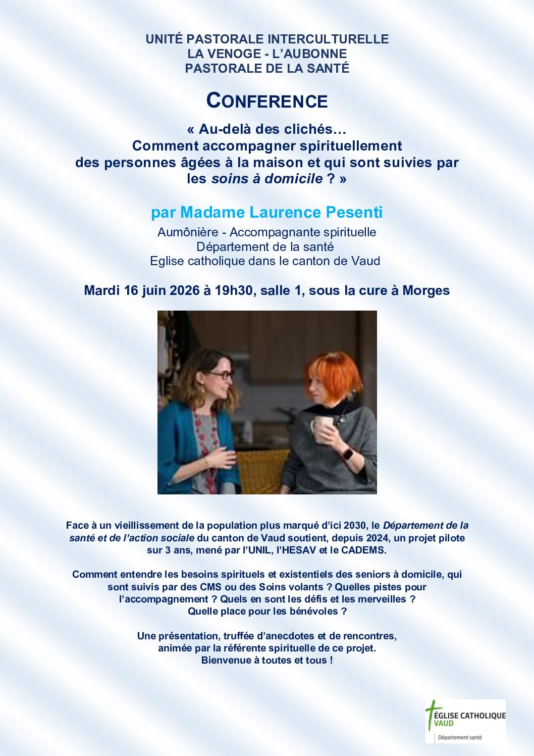 Morges Affiche conférence pastorale santé -16.06.2026