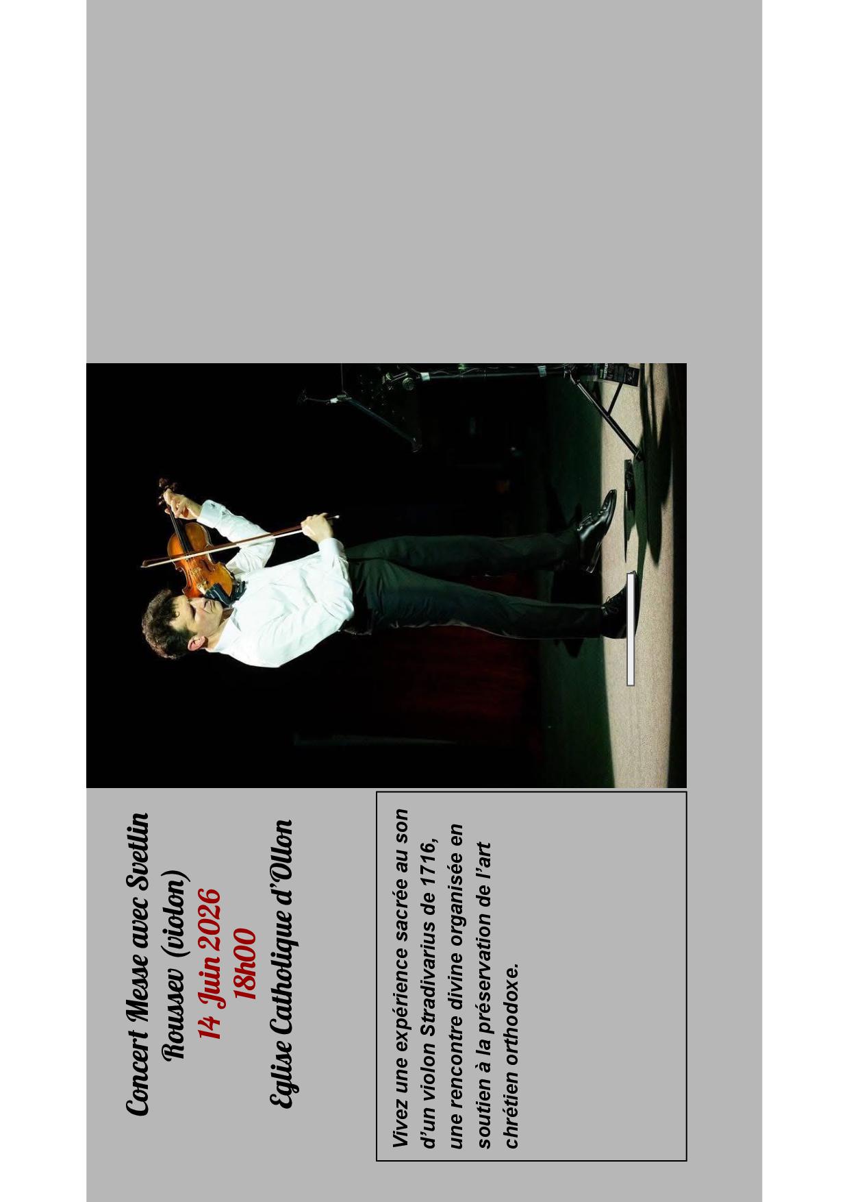 messe concert à Ollon