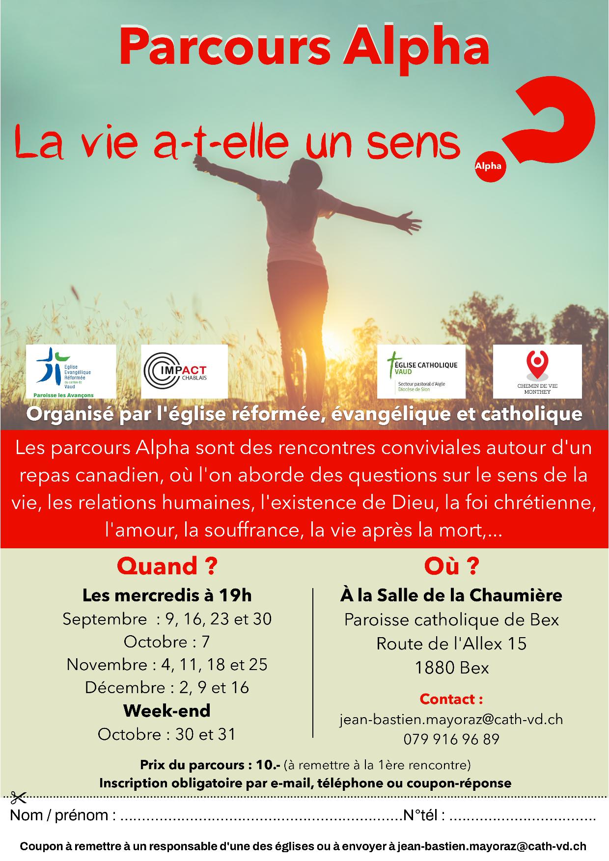 Parcours Alpha 2026