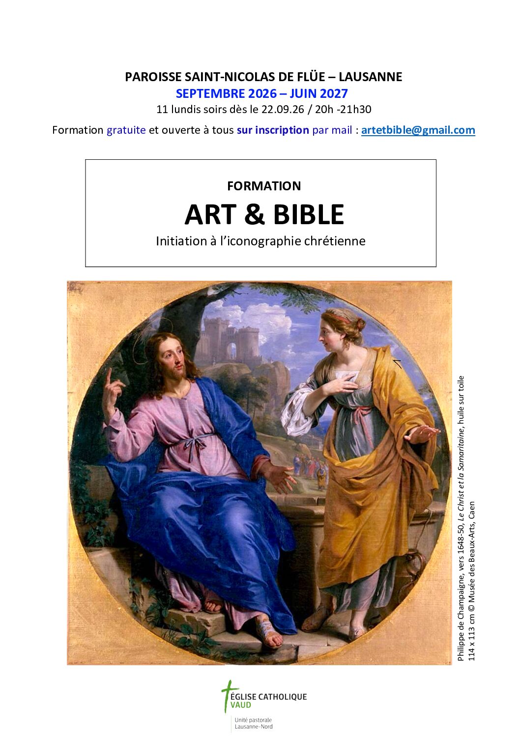 Art et Bible 2026-27