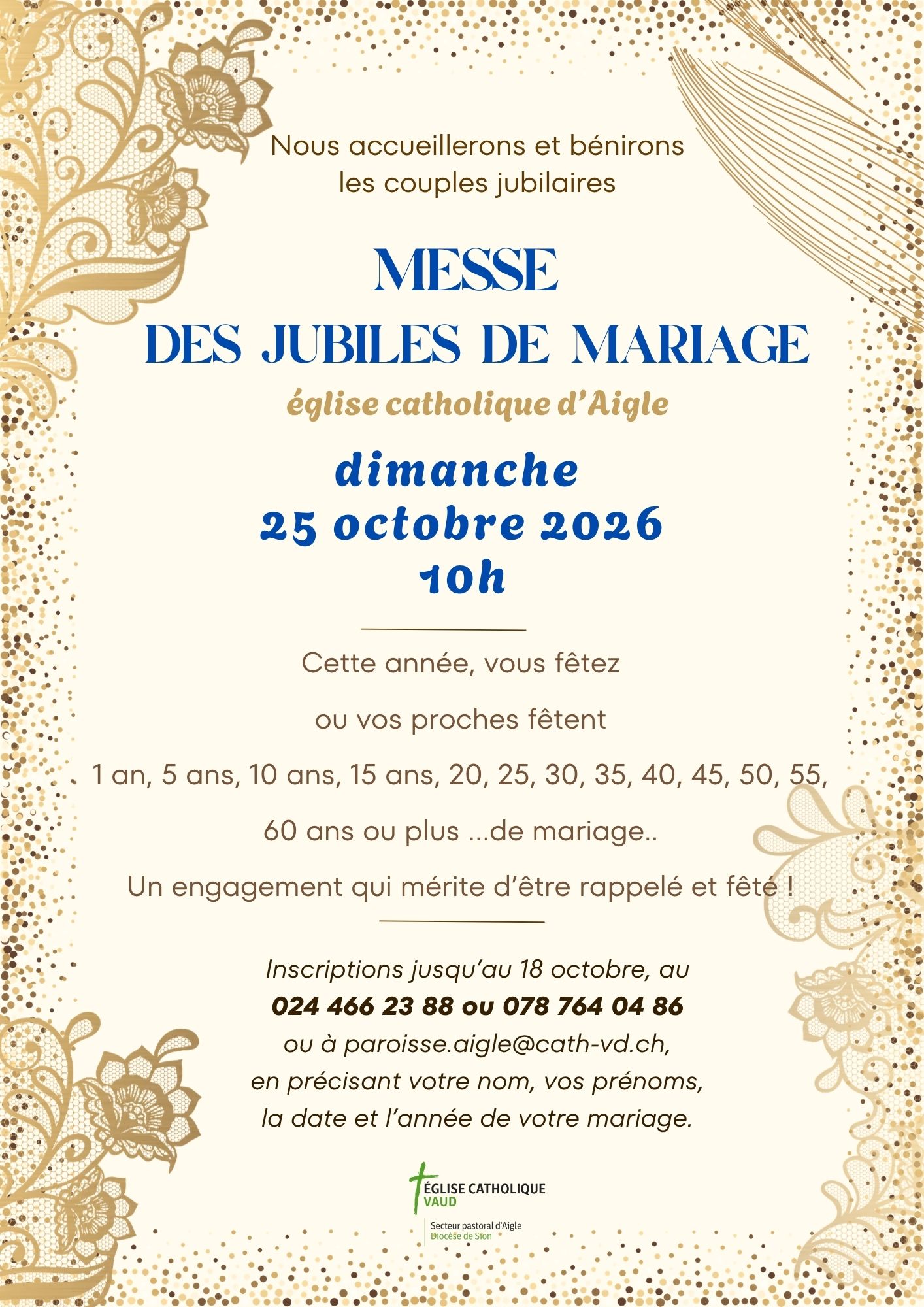 jubilés de mariage aigle 2026 (1)