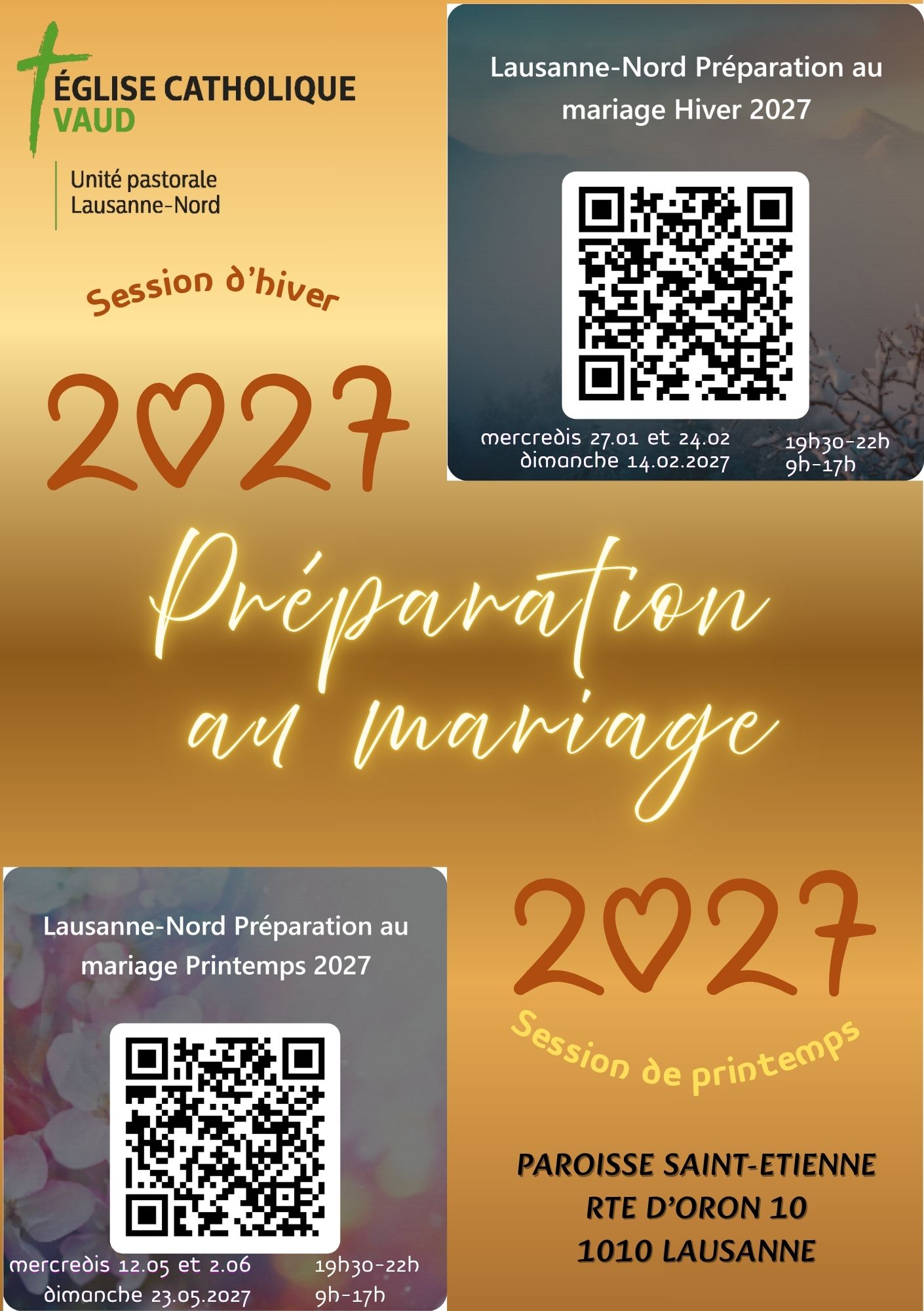 Préparation au mariage 2027