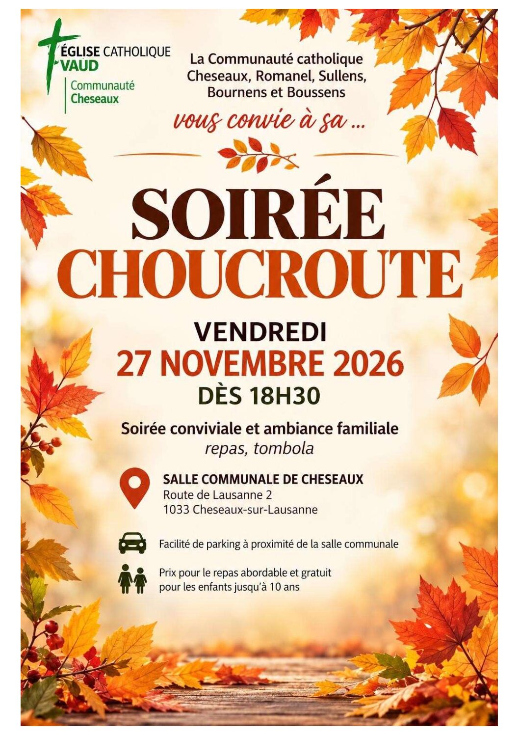 Soirée de la Choucroute 27.11.26